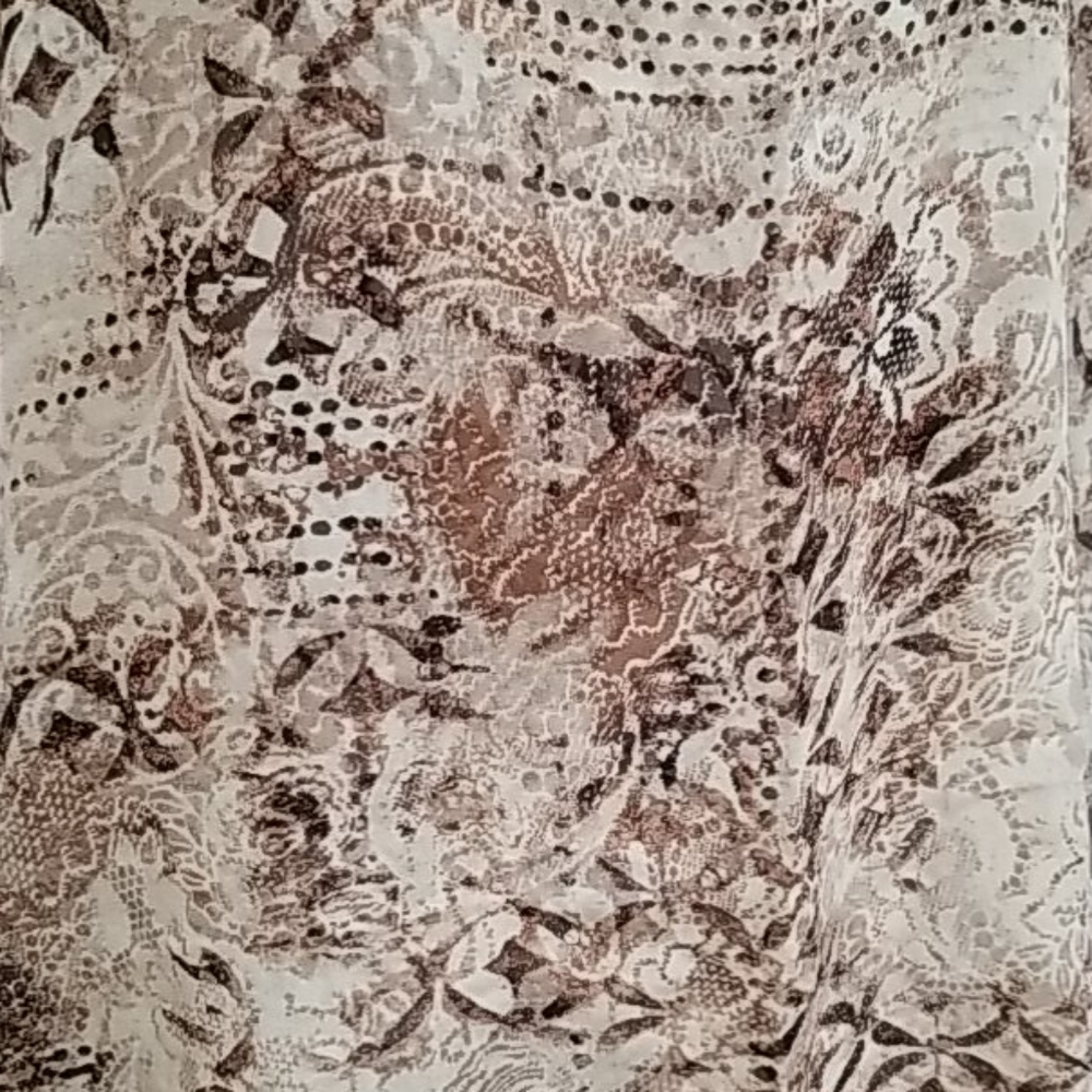 Chico’s Woman Top 100% Silk Sz 2 - Picture 4 of 13